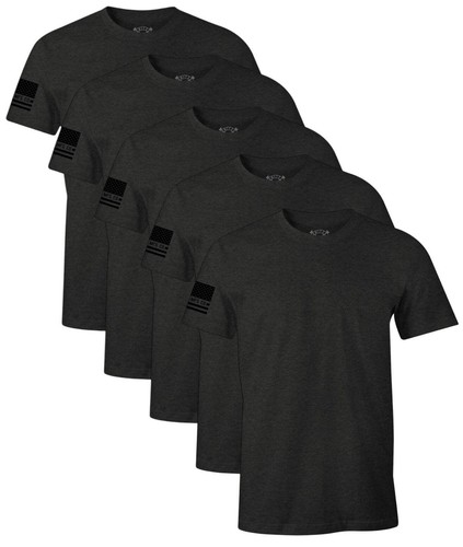 Camiseta para hombre Howitzer paquetes básicos estándar carbón militar gruñido - Imagen 13 de 25