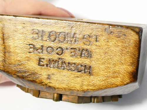 c1900 HAG Cipher in ORDER CROSS with 4 EAGLES Trademark COTTON Printing Block - Picture 7 of 11