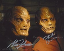 ALEX ZAHARA & PATRICK CURRIE - Stargate SG-1 GENUINE SIGNED AUTOGRAPHS