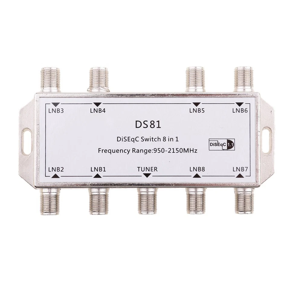 8x1 DiSEqC Satellite TV LNB Switch LNB Converter for FTA Receiver Dish - Image 3 of 4