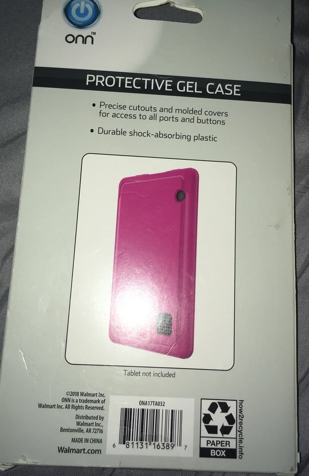 NUEVA ONN Funda Protectora Gel para RCA Voyager III - 7" Rosa Foto 3 de 3