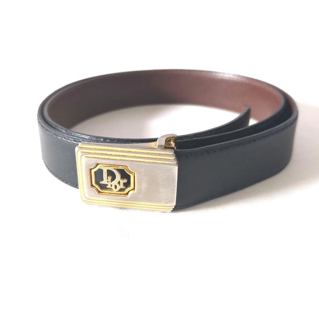 Ceinture accessoire homme Christian Dior noire 104 cm