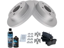 Rear TRQ Brake Pad and Rotor Kit fits Ford Mustang 1994-2004 3.8L V6 GT 48JMMD