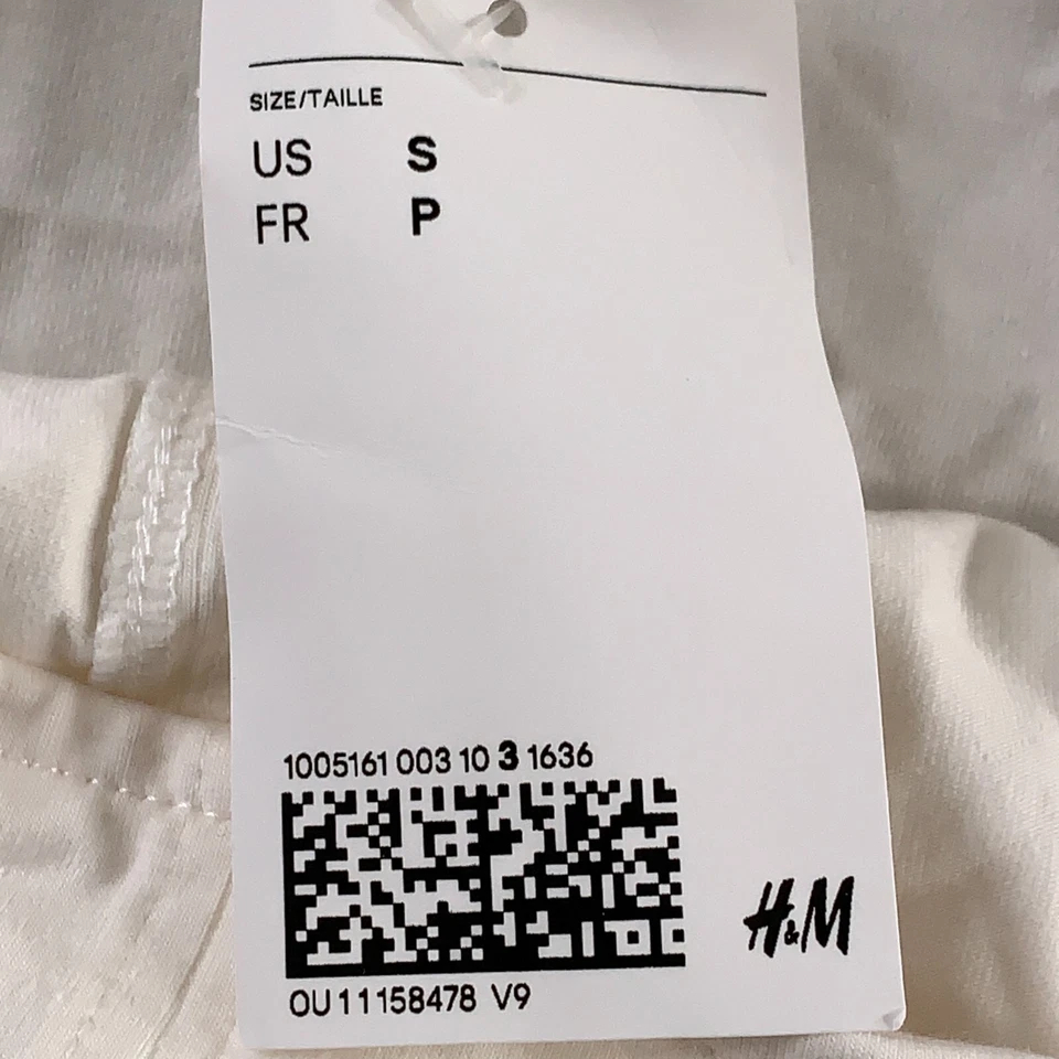 Body para mujer H&M talla pequeña marfil sin mangas costuras modeladoras tanga espalda nuevo con etiquetas Foto 4 de 4