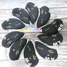 Callaway V 2025 New ELYTE Golf Iron Cover Black 10 piece 1set Green letter print