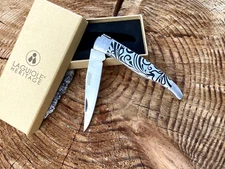 New/New Knife Knife - LAGUIOLE - Folding Knife - "Legacy: Arabesque"