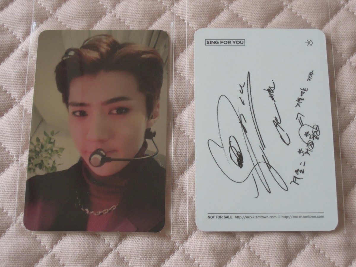 ver. Sehun) EXO Winter Special Album Sing For You Photocard Korean