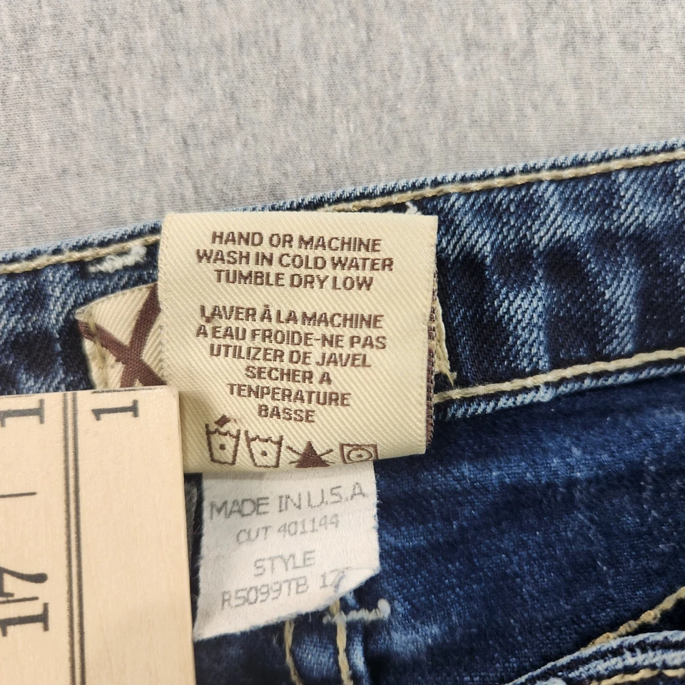 Pantalones de mezclilla para mujer William Rast talla 25 azul lavado oscuro alta calidad Foto 4 de 4