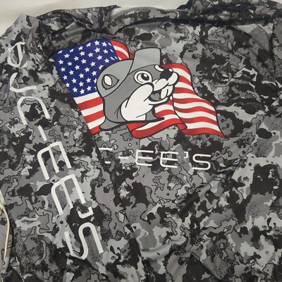 Buc-ee's '' American Flag Waves '' Performance Shirt 2024 - Adult L Bucees Bucee