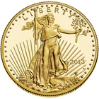 American Eagle Gold Coin Magnet Bottle Opener Fun Liberty Graphic Image