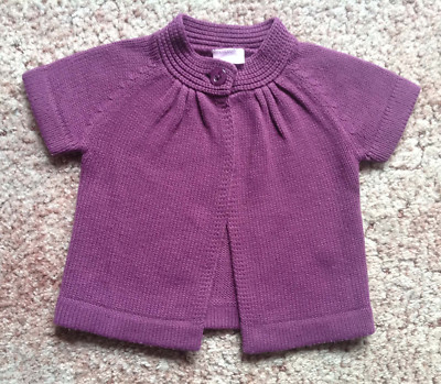 CHEROKEE (UK) tolle BABY Mädchen Strickjacke Gr. 68 KURZarm warm TOP