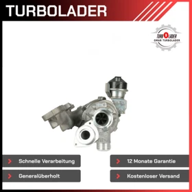 Turbolader 2.0 TDI Audi VW Skoda Seat 150 PS 04L253010 04L253020 04L253019 CRLB