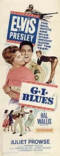 G.I. BLUES Movie POSTER 14x36 Insert Elvis Presley Juliet Prowse Robert Ivers