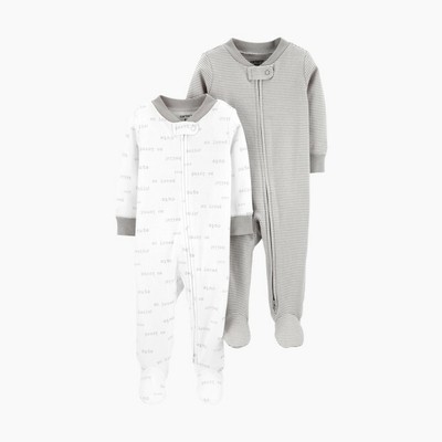 Carter's zipper footie with snap Clearance