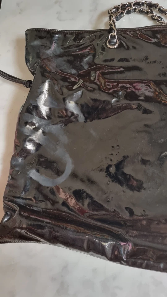 Chanel BonBon charol negro #12 AUTÉNTICO Foto 4 de 4