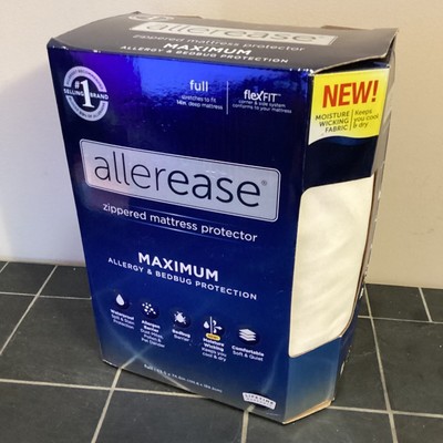 AllerEase FlexFit MAXIMUM Zippered Mattress - Cool, Waterproof, Allergens *FULL*