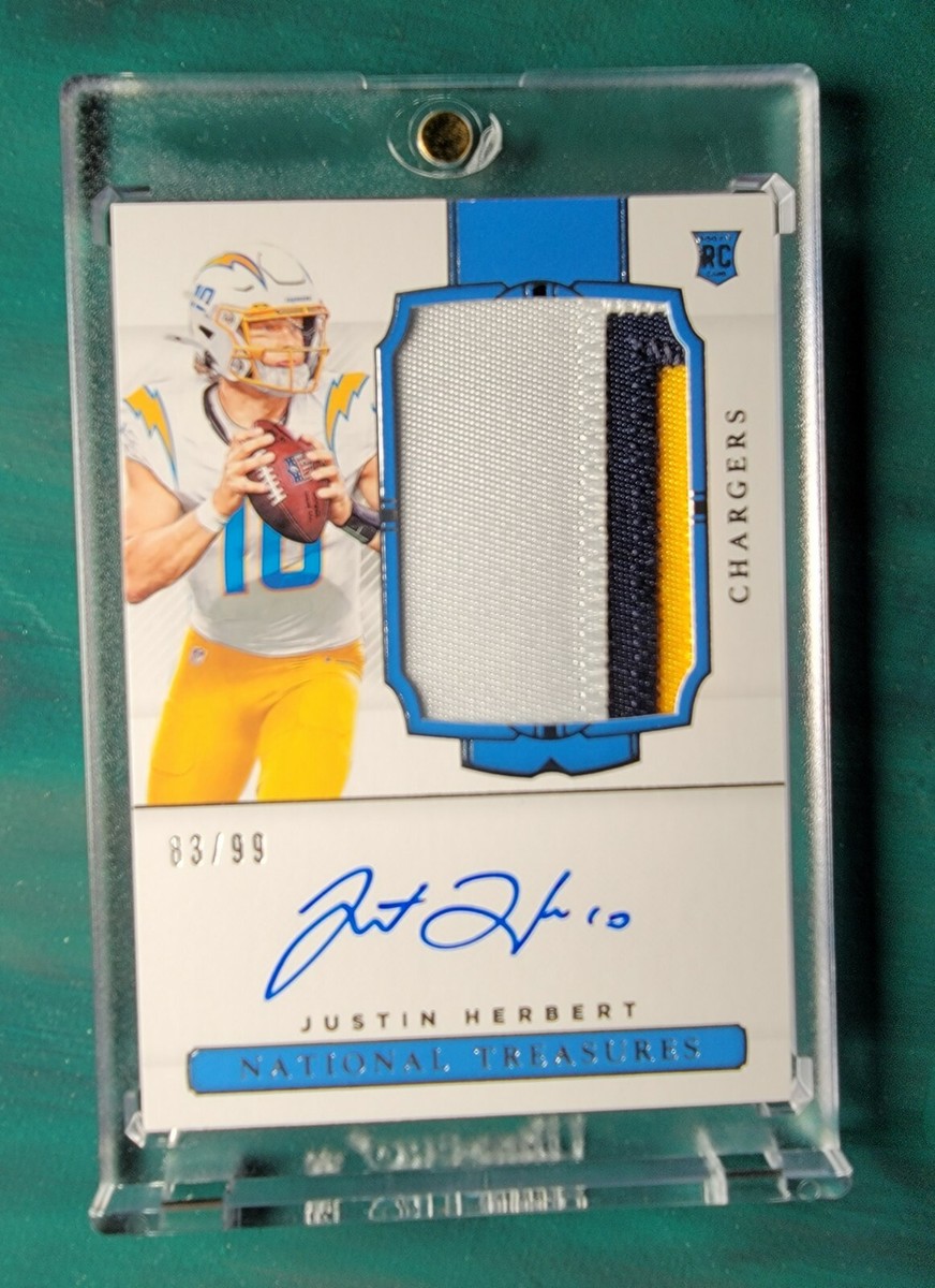 2020 Panini National Treasures RPA /99 Justin Herbert | eBay