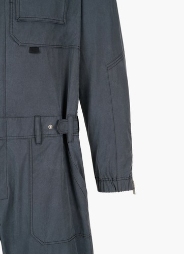 Men's ZARA SRPLS Jumpsuit boiler suit overalls SMALL TO MEDIUM Pilot navy S M - Picture 5 of 10