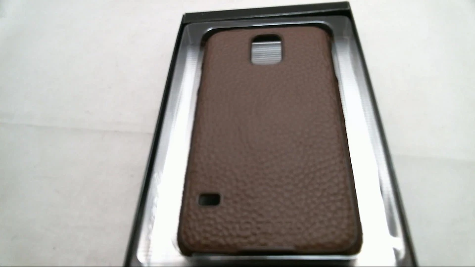 ADOPTADO Funda de Cuero Envolvente Protección a Presión para Samsung Galaxy S5 S 5 Marrón Brw Foto 2 de 4