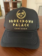 Camp High Collective Trucker Hat Brokedown Palace Black NEW