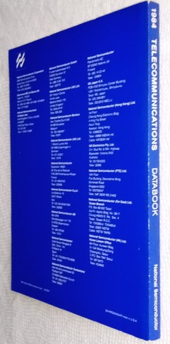 1984 Telecommunications Databook National Semiconductor Data Sheets NOS Vintage - Picture 7 of 9