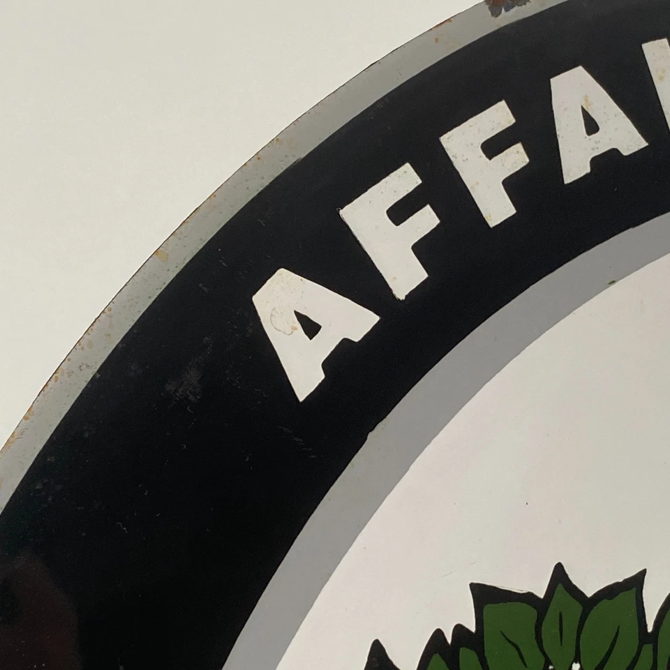 Mercedes-Benz Enamel Sign - Ø 50cm (19.7") - Nice Garage Vintage Service Signage - Image 3 of 4