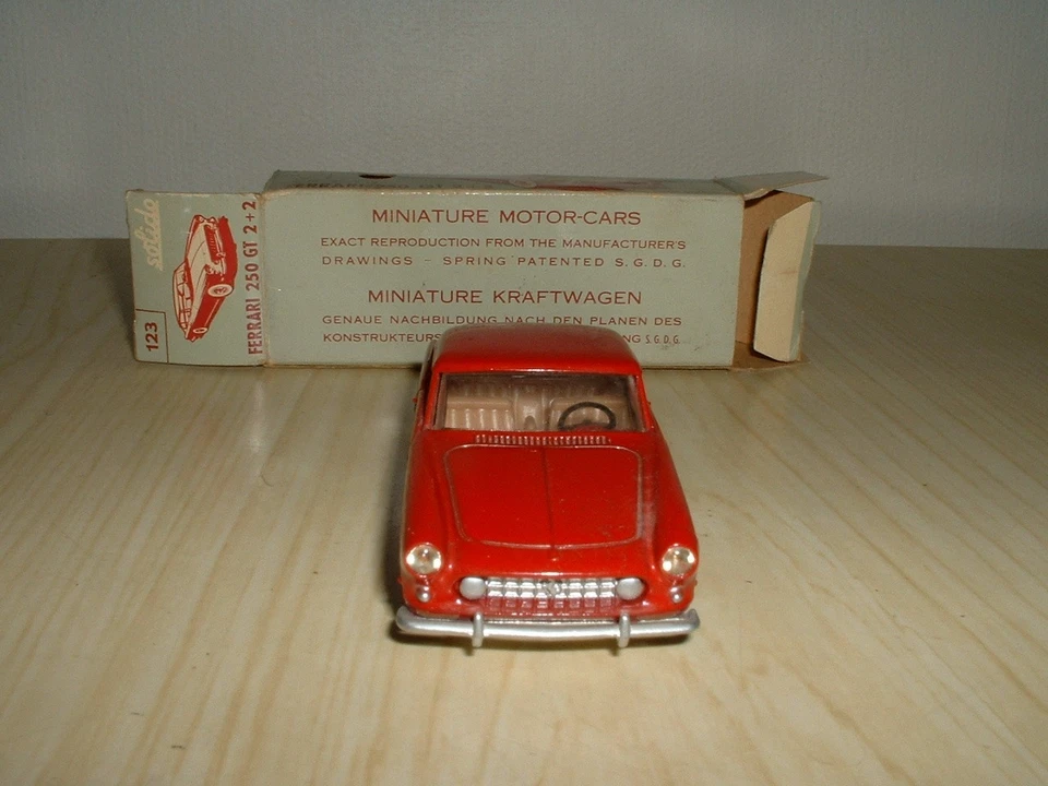 SOLIDO SERIE 100 ++ FERRARI 250 GT PHARE DIAMANT ++ 123 - 1/43 - Photo 3/4