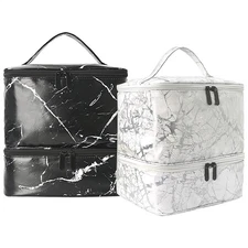 Nail Polish Bag Nail Organizers Storage Bag with Double Layer Design fun