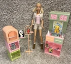 2006 Barbie Play All Day Zoo Doctor & Nursery Vet Doll Playset NEAR COMPLETE VTG