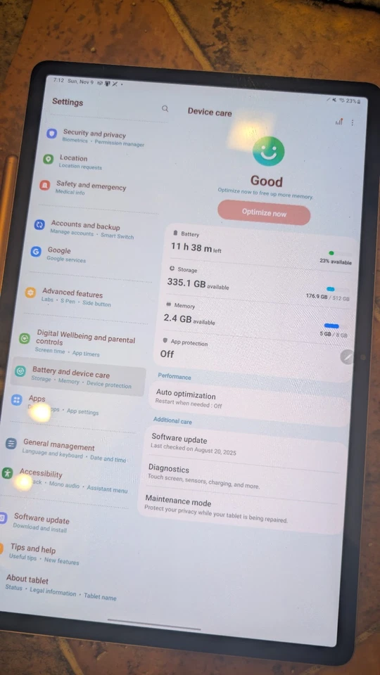 Samsung Galaxy Tab S7 Plus 12.4" Wi-Fi 512GB Bronze With Bluetooth Spen - Image 4 of 4