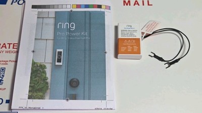 Ring Doorbell Pro Wi-Fi Power Kit V2 V3 - Read Description Parts Door Bell NEW