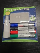 Dry Erase Set 6 Pieces Intense Color