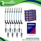Professional Wireset & 8x AcDelco 41-110 Iridium Spark Plug for Chevy GMC V8 LS1