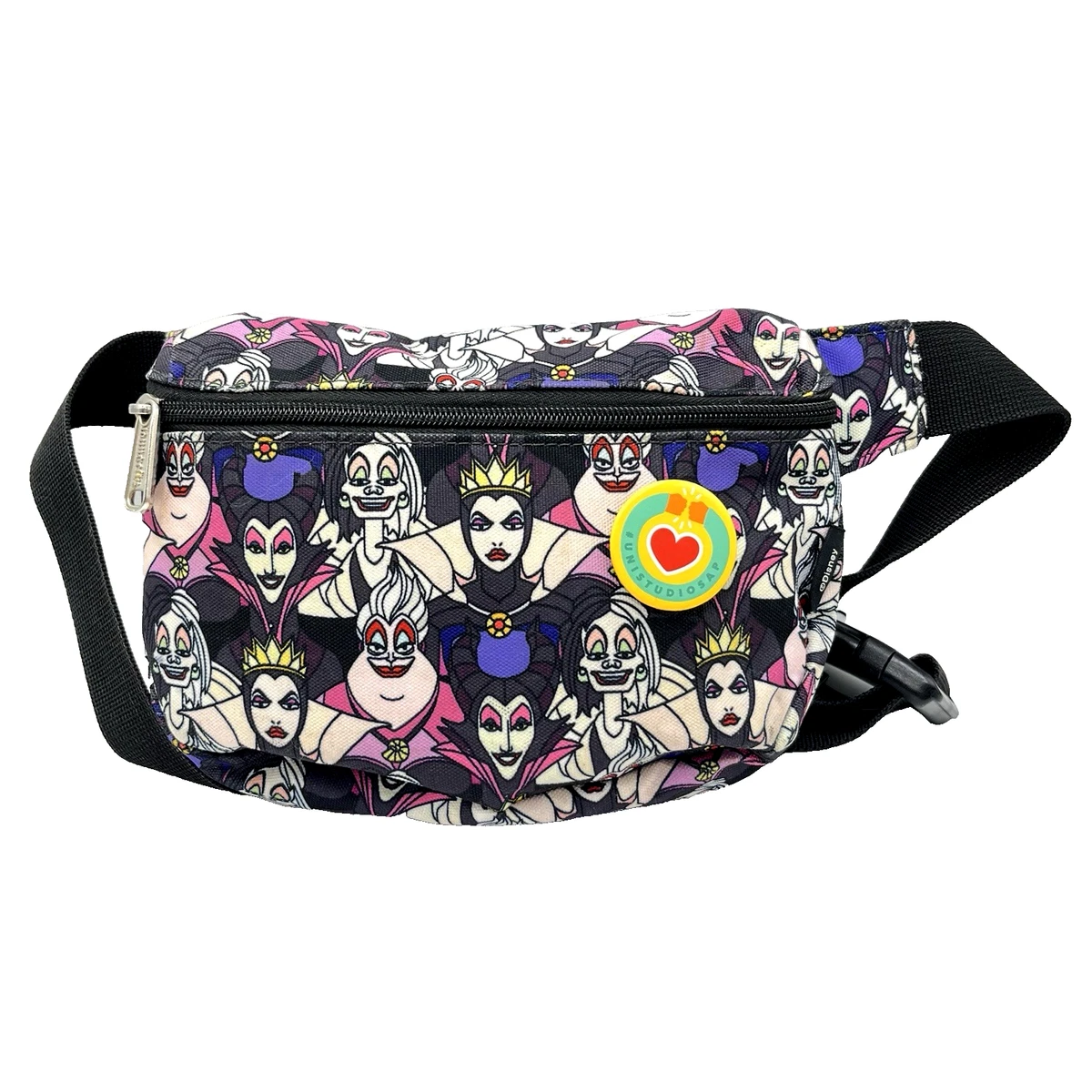 Loungefly Pixar UP Carl Ellie Fanny Pack Belt Bag Disney Grape Soda Waist Pack Up Exclusive 15th Anniversary Carl & Ellie Cameo Mini Backpack main image 2
