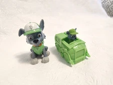 Lot Of 2 Paw Patrol Rocky Spin Master Figure Ty61
