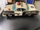 Vintage Bandai Japan 1961 Oldsmobile Highway Patrol Tin Litho Police Car Toy.