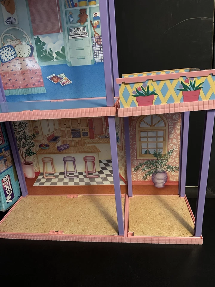 RARO MAXIE Meritus Lifestyle City House 2 pisos con caja-1984-estilo Barbie-retro🤩 Foto 3 de 4