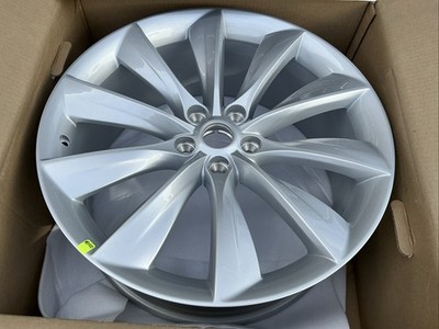 2012-2021 Tesla Model S Front Turbine Wheel 21” Rim Silver 1054041