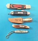 Vintage Lot of 5 Folding Pocket Knife Bowie Knives Colonial Coke Coca Cola