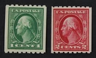 CKStamps: US Stamps Collection Scott#410 411 Mint H OG 21 1/2mm