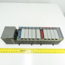 Allen-Bradley 1746-A13 SLC 500 13-Slot Rack W/ 1746-P4  Input/Output Cards