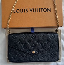 Louis Vuitton Pochette Felicie - Empreinte Leather- Black