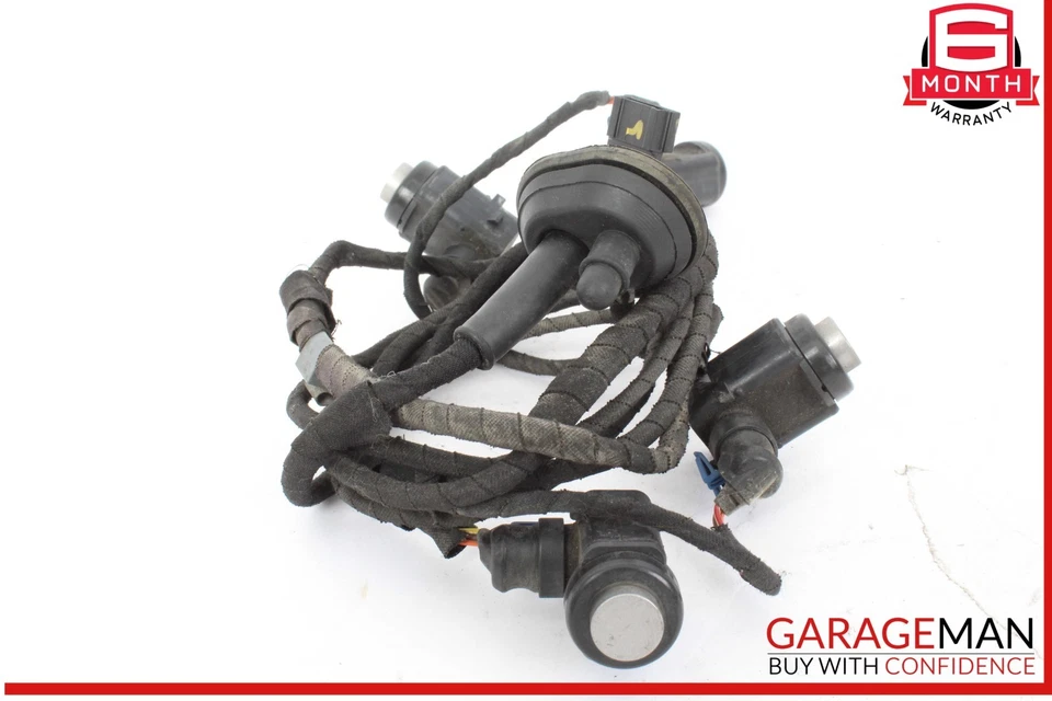 06-12 Mercedes X164 GL450 GL350 parachoques trasero sensor de estacionamiento conjunto de arnés de cables OEM Foto 4 de 4