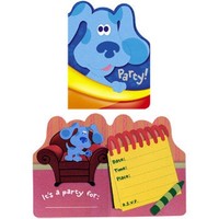 Blue's Clues Party Theme Package Of 8 Invitations Blue's Clues Party Theme Package Of 8 Invitations