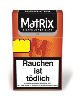 Matrix Orange Filtercigarillos 84mm 10 Schachteln á 17 Stück zu 2,40/24,00