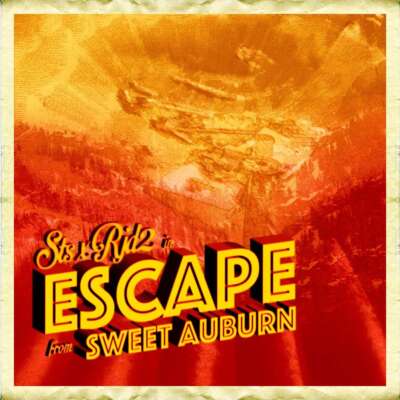 STS X RJD2 Escape From Sweet Auburn 2LP Gold Vinyl 2022 RJ's Electrical RJEC0024