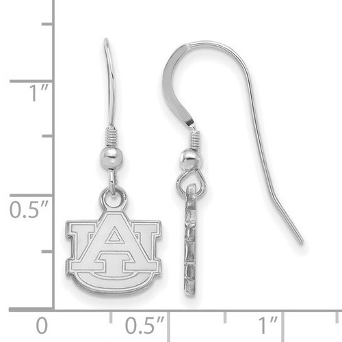 Auburn University A-U Extra Small Dangle Wire Earrings SS006AU $79.80 - Picture 2 of 2