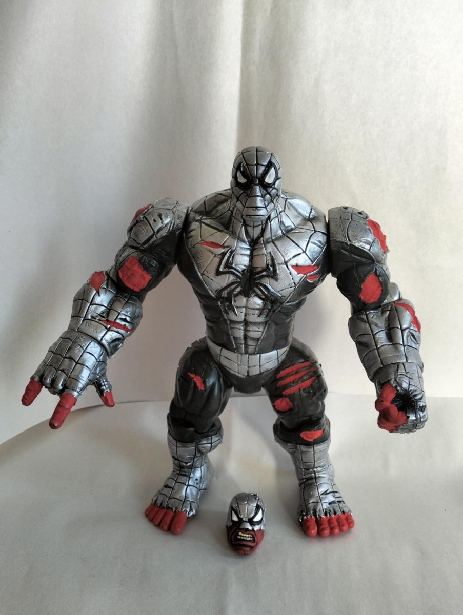 MARVEL LEGEND RED HULK SILVER SPIDER-MAN ACTION FIGURE LARGE