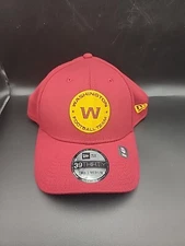 Washington Football Team Commanders Hat Burgundy Red New Era Strapback Small/MED