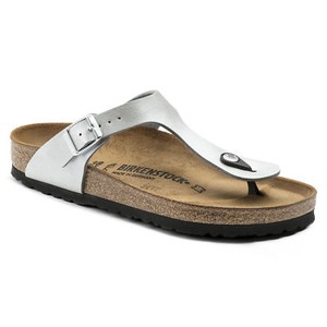 birkenstock gizeh graceful silver